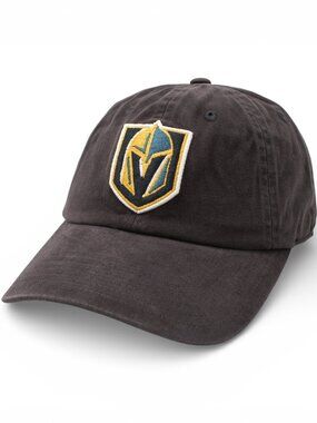 NHL Vegas Golden Knights Patch Dad Hat Under Brim Art Adjustable Buckle Strap